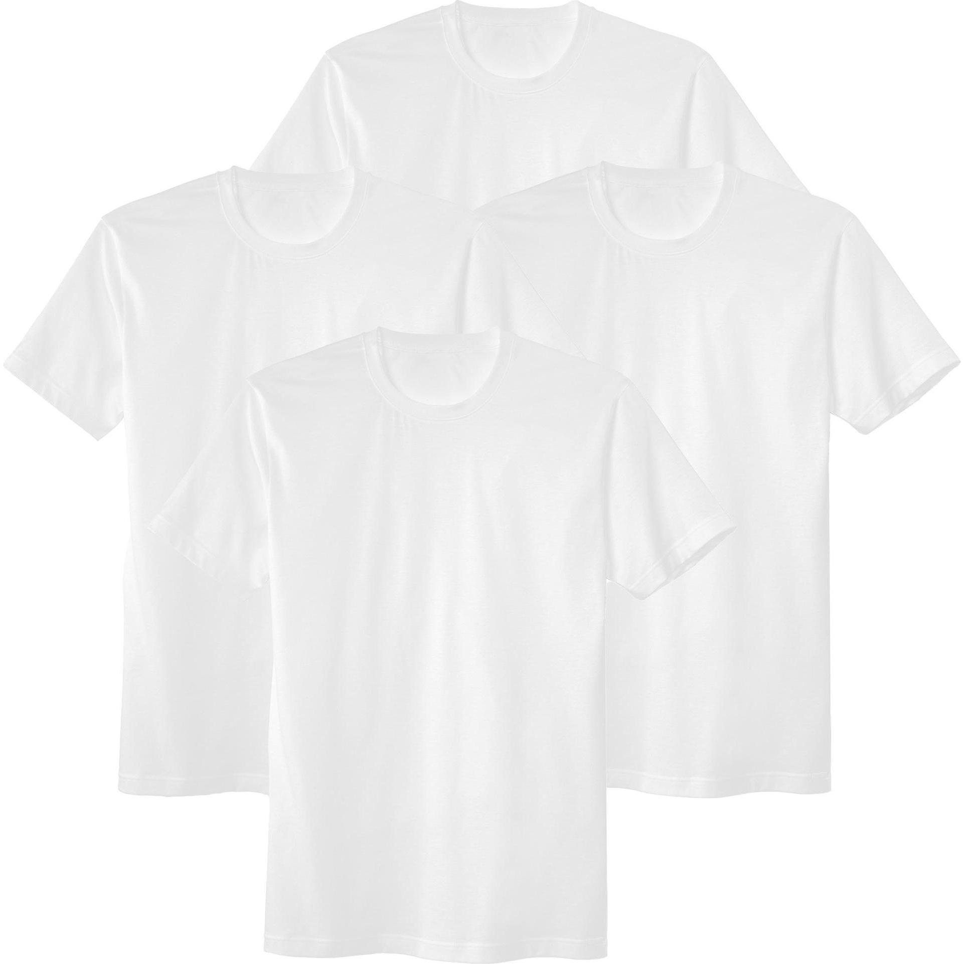 Calida, Herren, Shirt, T-Shirt Casual Figurbetont MEN T-Shirt 2PACK Natural Benefit 100% cotton, Weiss, (M)