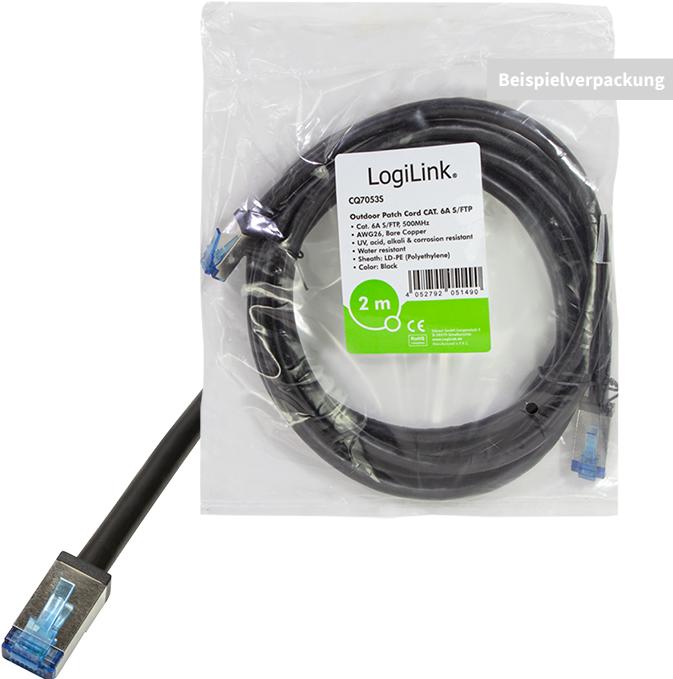 Produktbild LogiLink Netzwerkkabel (S/FTP, CAT6a, 50 m)