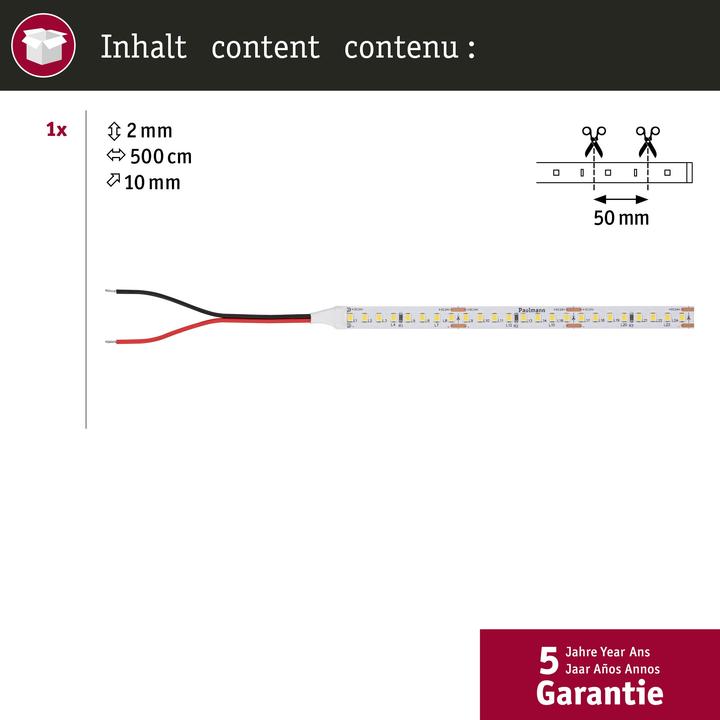 Produktbild Paulmann Pro Strip Silver P150 (Tageslicht, 500 cm, Indoor)