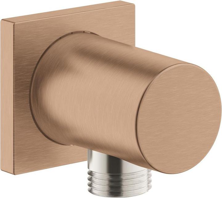 Grohe rainshower - wandaansluitbocht, geborsteld warm sunset
