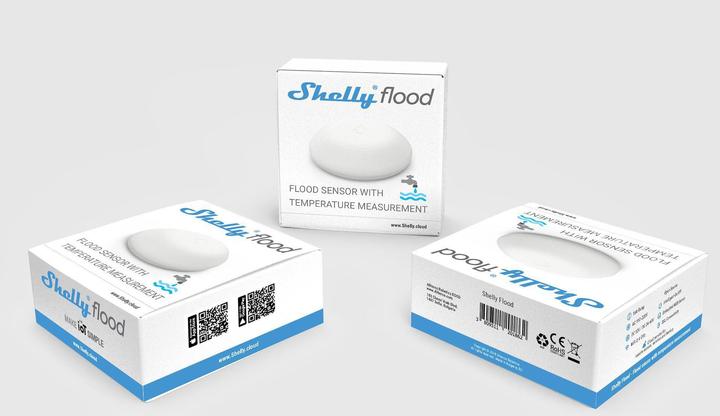 Produktbild Shelly Flood WiFi-Flood & Temperatur Sensor
