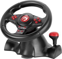 Immagine prodotto Marvo Volante GT-903, volante con pedali e leva del cambio, 16 pulsanti, USB, nero (PC)