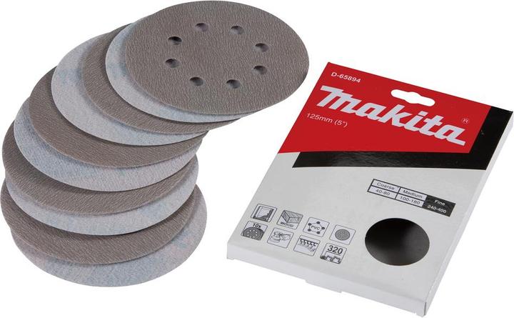 Produktbild Makita Schleifpapier Kl. 125mm K320 (320)