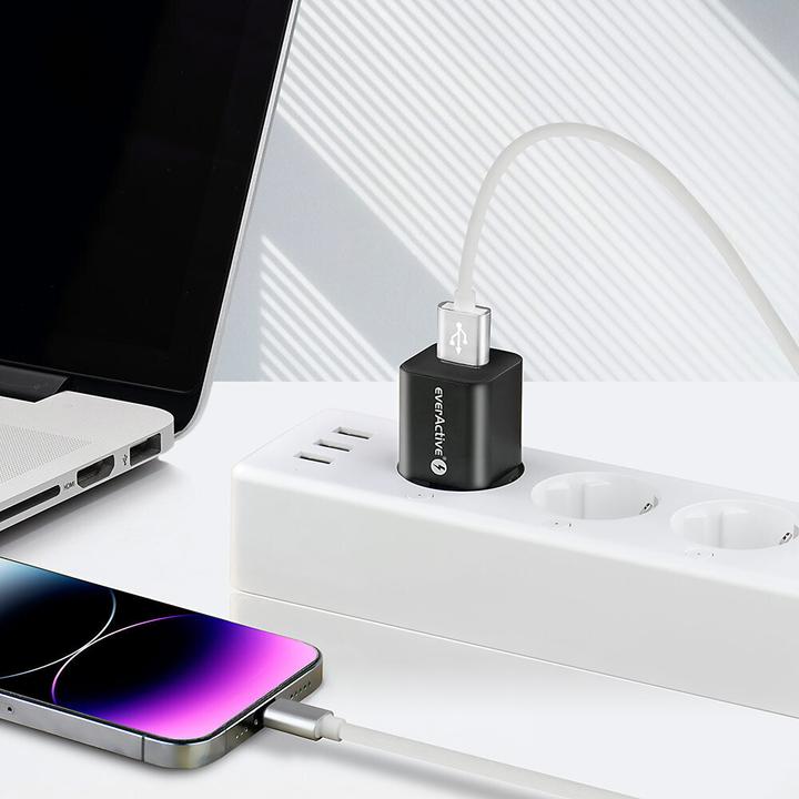Produktbild Everactive USB-Kabel - iPh 1,5m CBS-1.5IW (1.50 m, USB 3.2)