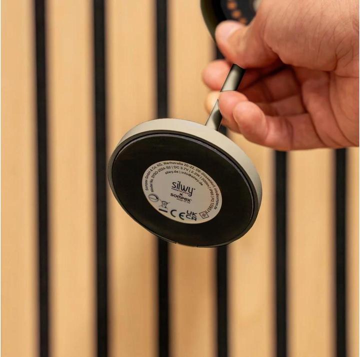 Produktbild Silwy Tischleuchte Magnet-Leuchte Monaco Sand inkl. Platzset (200 lm)