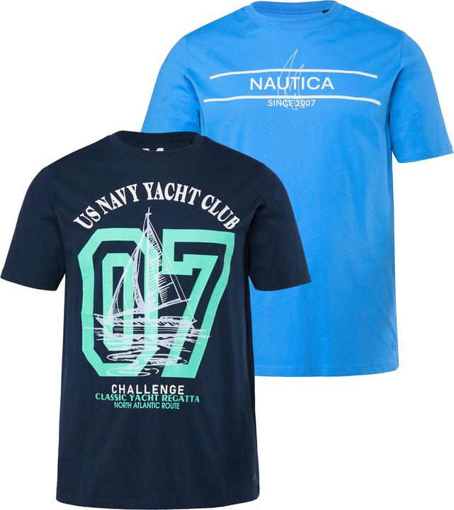 Produktbild Men+ T-Shirts, Doppelpack, Print, Halbarm (5XL)