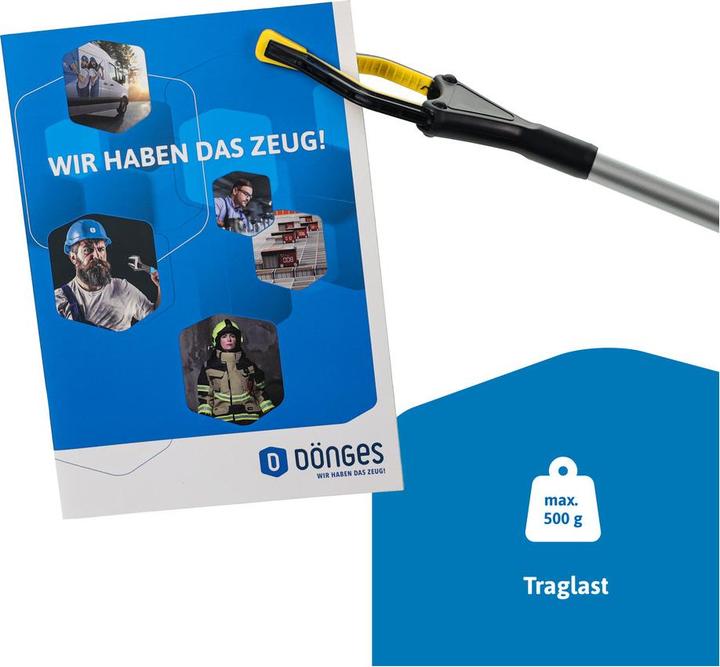 Actual product image Blosta Grabber tongs grabber yellow foldable 81/42cm grabber for seniors, rubbish grabber