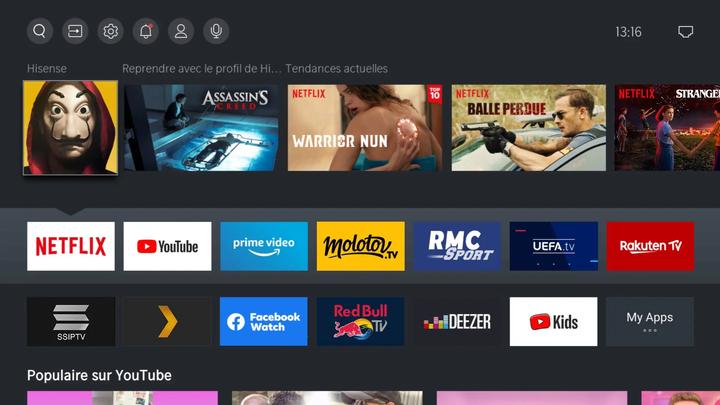 Produktbild Hisense 100L5F-D12 inklusive Leinwand (4K, 2700 lm)