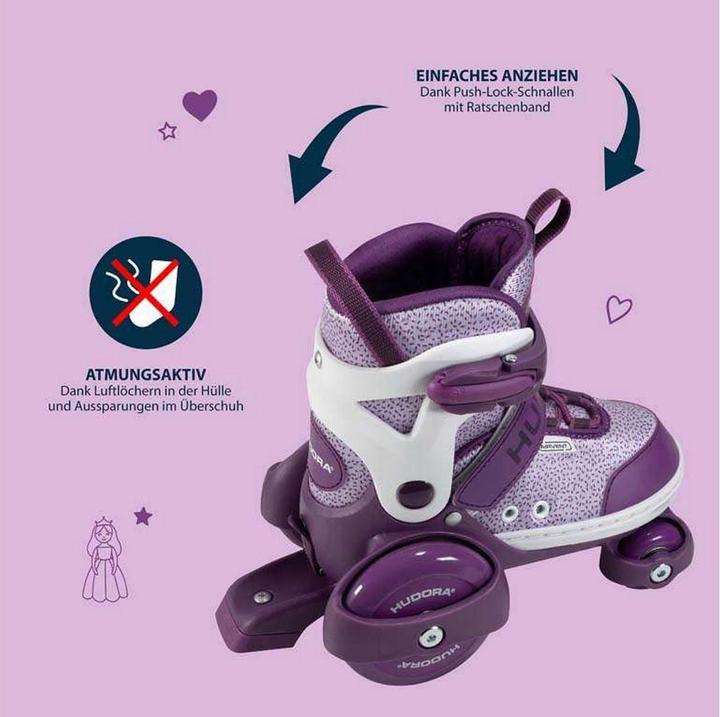 Produktbild Hudora HDO Rollerskates My First Quad 26-29 vt 22061 (28)