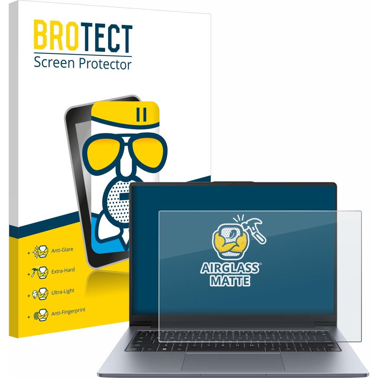Thumbnail - BROTECT Schutzglas Schutzfolie Glas Folie Displayschutz matt (35.56", 16 : 10), Notebook Schutzfolie
