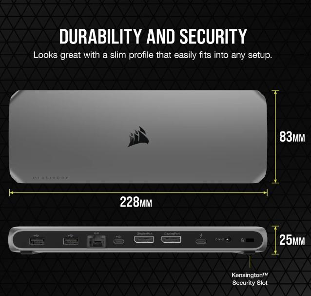 Actual product image Corsair TBT100 (Thunderbolt, 9 Ports)
