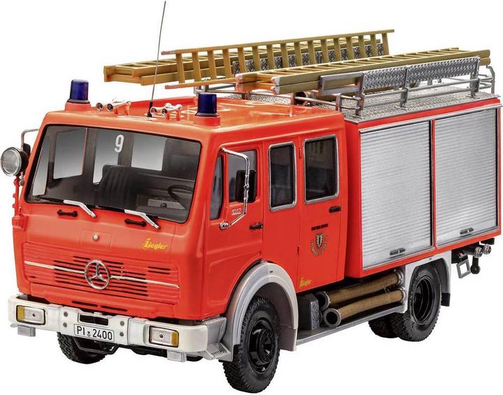 Produktbild Revell 07655 Mercedes-Benz 1017 LF 16 Ltd.Edi Feuerwehrauto Bausatz 1:24