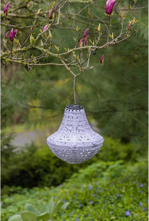 Produktbild Cocon Lampion LED Solar Vase, Violett (0.40 m)