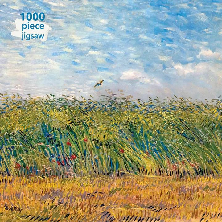 Champ de céréales avec coquelicots et alouette (1000 pièces)