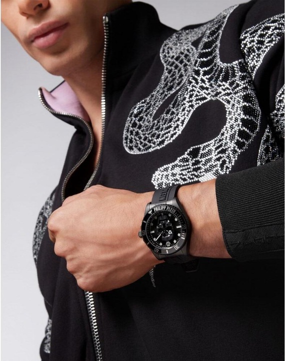 Actual product image Philipp Plein PWOAA0422 The $kull Diver 44mm 10ATM (44 mm)