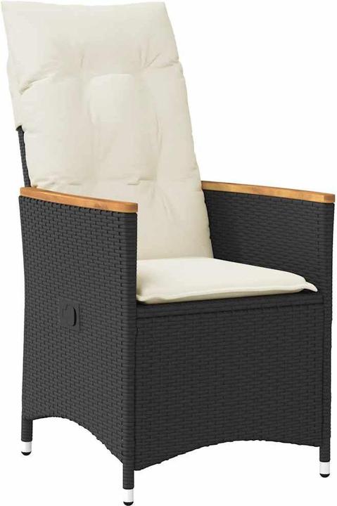 Image du produit VidaXL Meuble de jardin Ensemble de jardin 9pcs. noir Poly rotin (80 cm)
