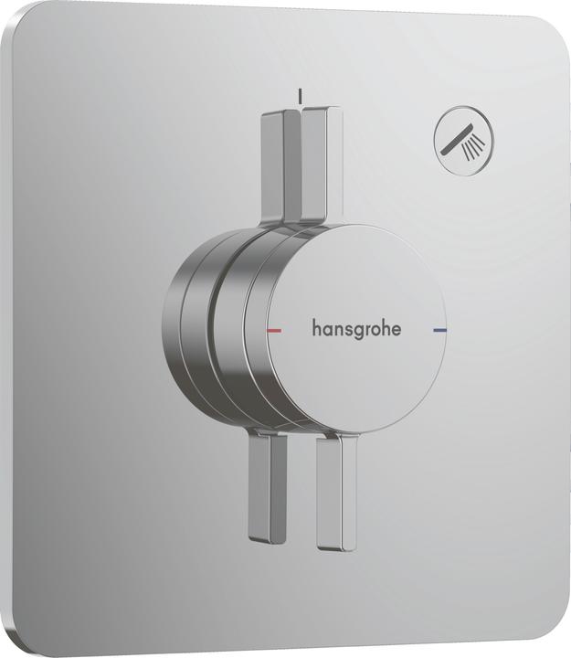 Produktbild hansgrohe DuoTurn Q Mischer, Unterputz, 1 Verbraucher, Soft Edge Rosette, 75614