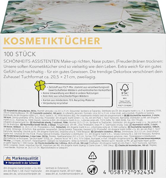 Actual product image dm ebelin Cosmetic tissue box design