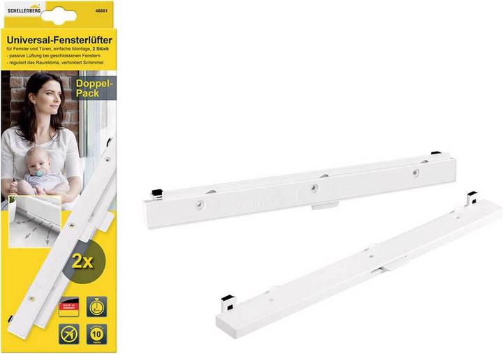 Image du produit Schellenberg Kit de démarrage pour ventilateur de fenêtre universel