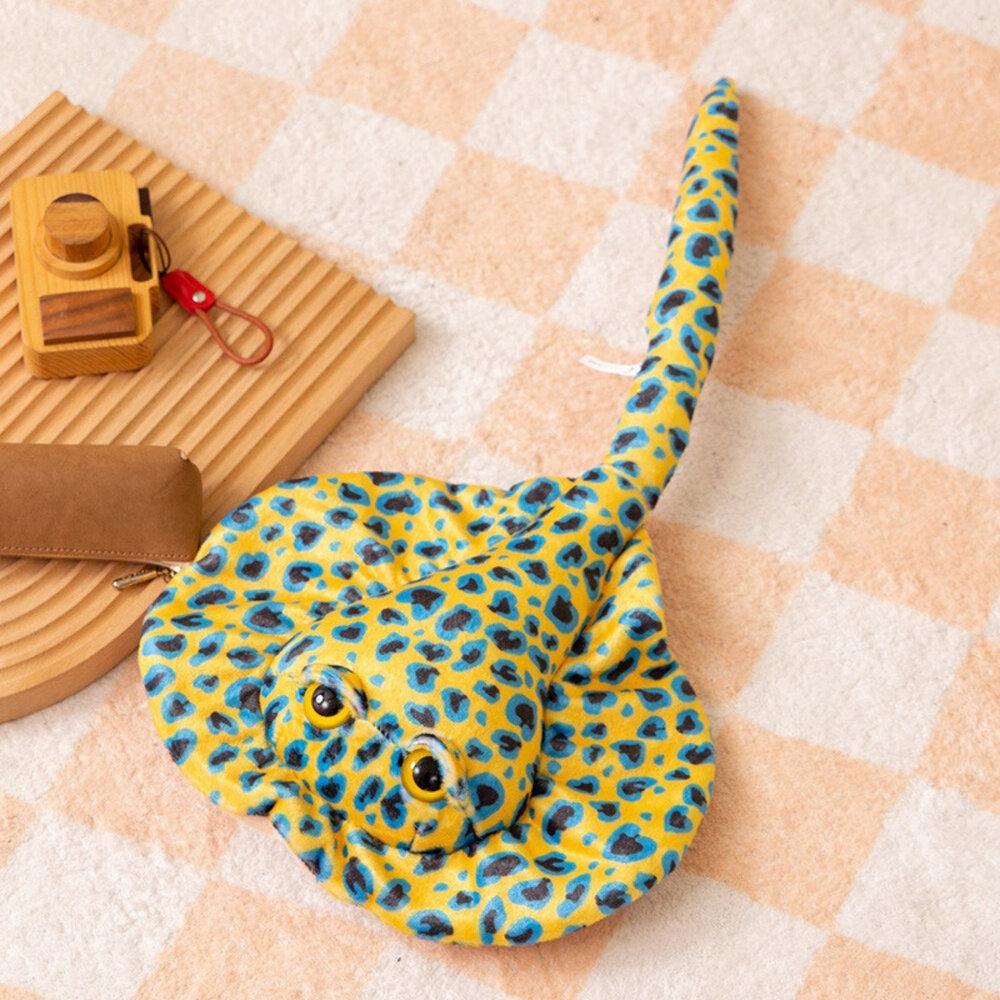 Lean Toys Lean Plüsch Weicher Mantel Umarmungen Gelbe Punkte 50Cm