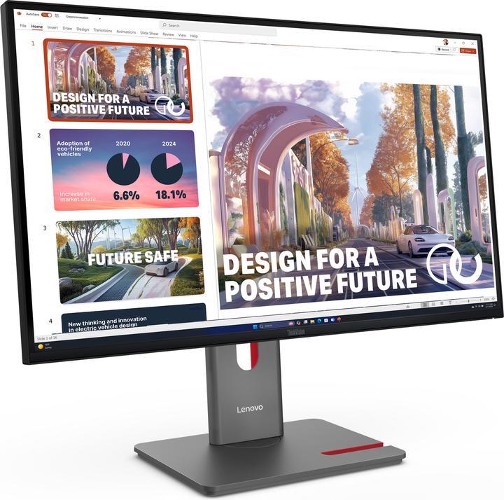 Actual product image Lenovo ThinkVision P27QD-40 (2560 x 1440 pixels, 27")