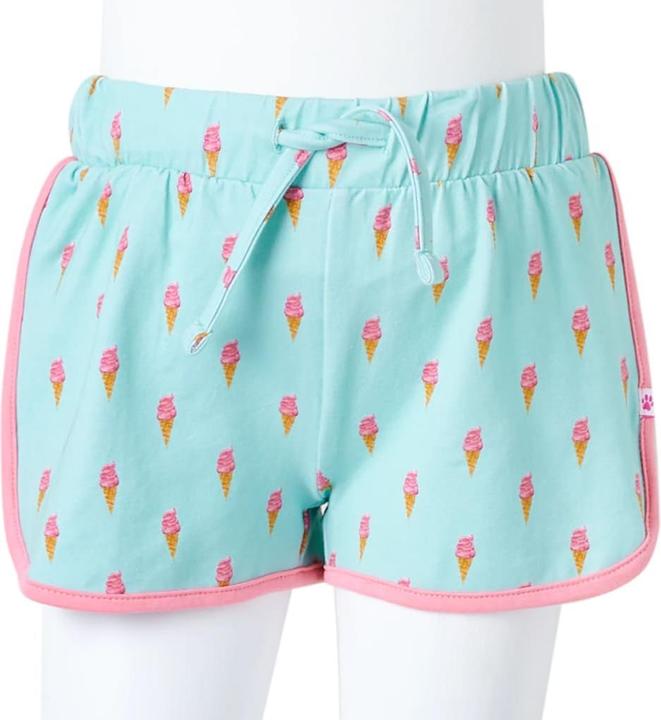 Produktbild VidaXL Kindershorts mit Kordelzug Helles Minzgrün 104,Material (104)