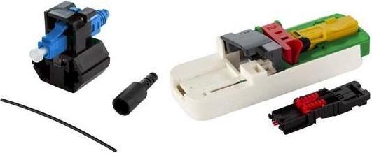 Actual product image Metz Connect BTR NETCOM 1509QAJO002C-E Fiber optic connector LC