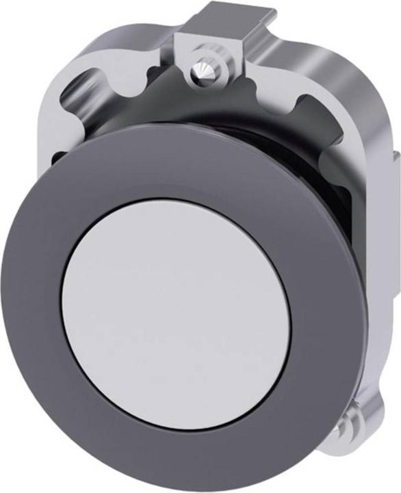 Produktbild Siemens Pushbutton, 30mm, round, metal, white