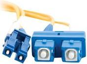 Produktbild C2G LC-SC 9/125 OS1 Duplex Singlemode PVC Fiber Optic Cable (LSZH) (1 m)