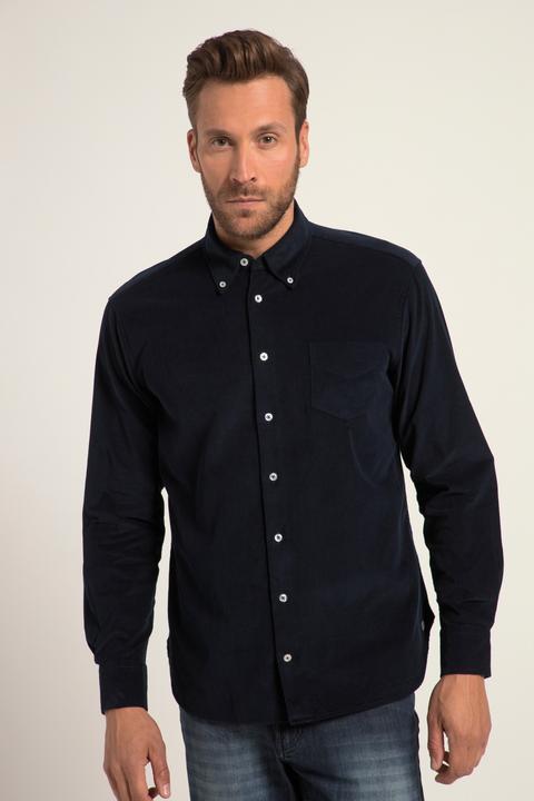 Produktbild JP1880 Cordhemd, Langarm, Buttondown Kragen, Modern Fit (6XL)