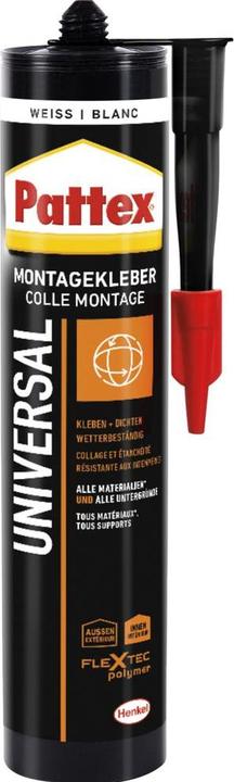 Image du produit Pattex Colle de montage universelle Couleur du fabricant Blanc PTRUN 420 g (420 g)