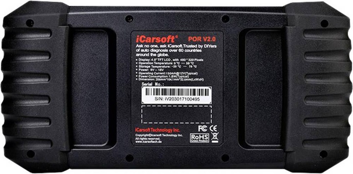 Image du produit ICarsoft Outil de diagnostic OBD II POR V2.0