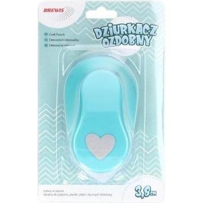 Brewis, Perforatore, Dekorativer Locher - Herz 3,8cm MIX