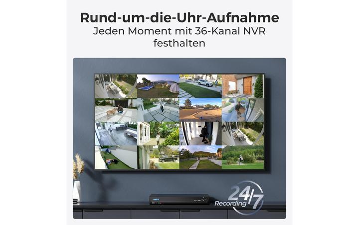 Produktbild Reolink NVS36 36-Kanal-NVR (Netzwerk Videorecorder (NVR))