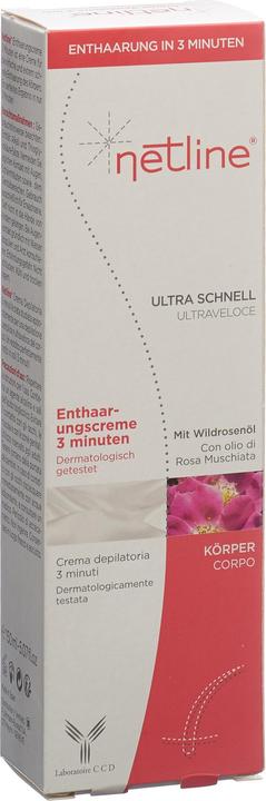 Immagine prodotto Netline Crema depilatoria per il corpo 3 minuti (125 ml, 1 x, 199 g)