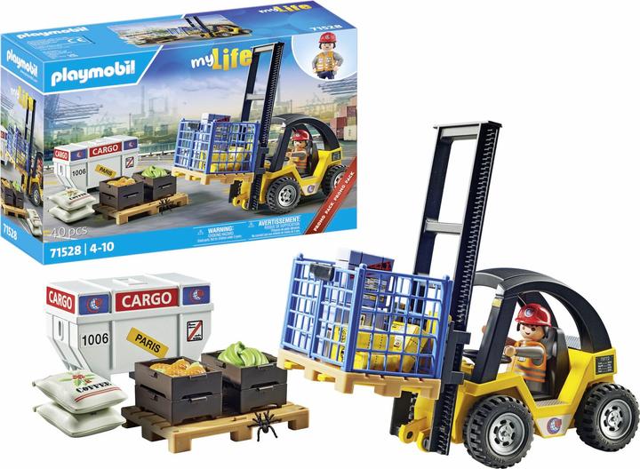 Immagine prodotto Playmobil Carrello elevatore con carico (71528, Playmobil My Life)