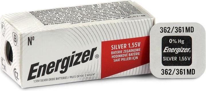 Actual product image Energizer 362/361 (SR721) - 10 Uhrenbatterien (10 pcs., SR58, 27 mAh)