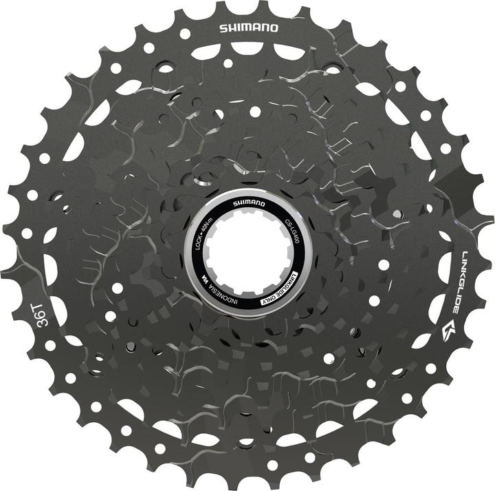 Actual product image Shimano Cues CS-LG400-9 (9-speed, 11-36)