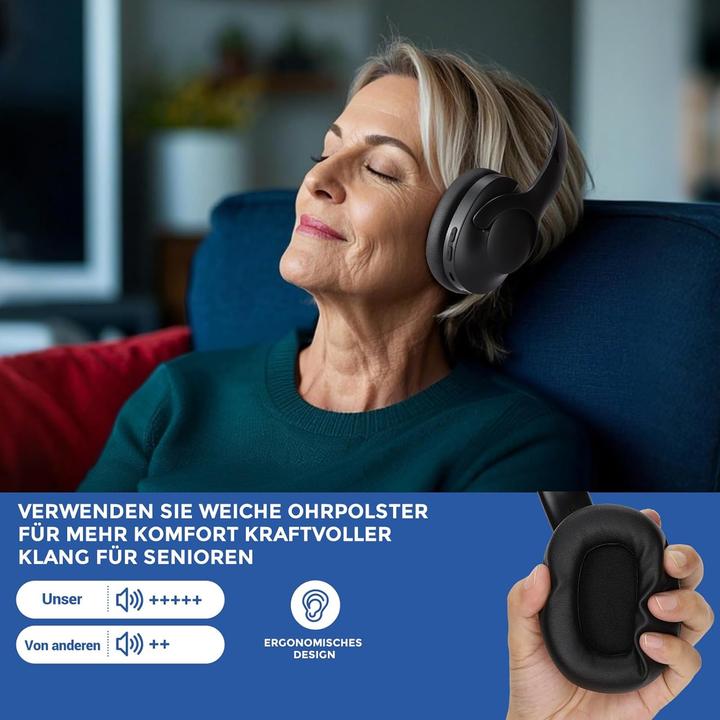 Produktbild Letsactiv Wireless TV-Kopfhörer TH15-A mit Sender (25 h, Kabellos)