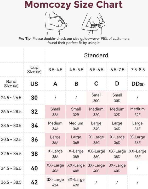 Actual product image Momcozy Nursing Bra YN21 (L) (L)