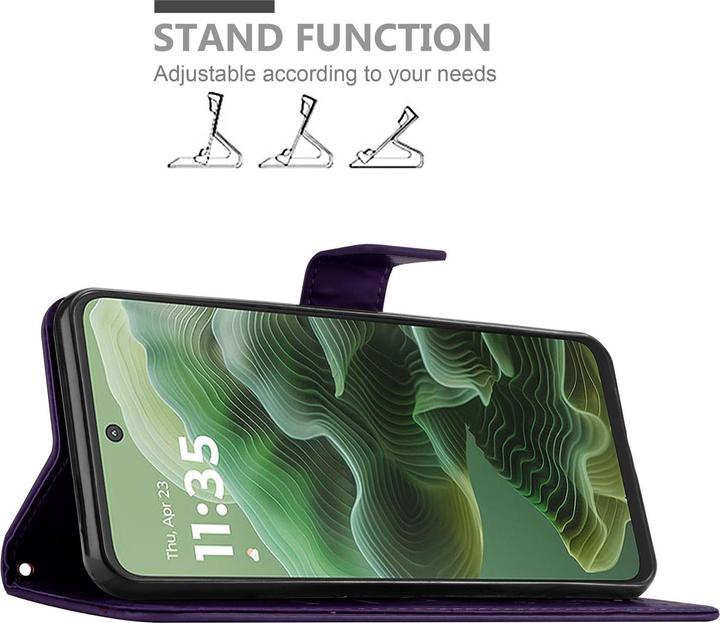 Image du produit Cadorabo Coque pour Motorola Moto G35 pour Fleur Book (Motorola Moto G35)