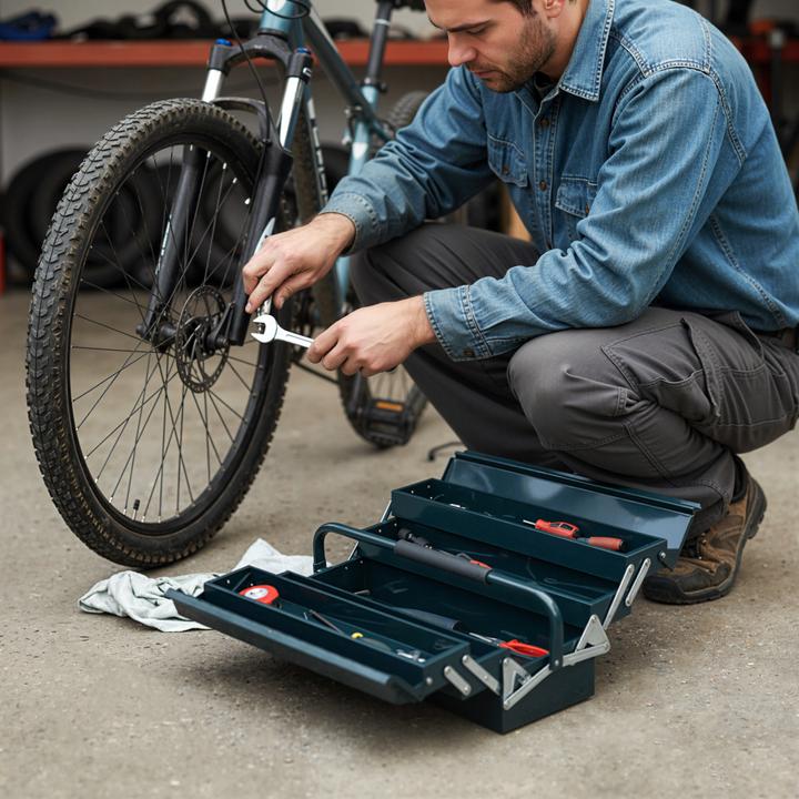 Actual product image Durhand Toolbox 5 compartment design