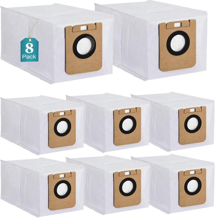 Plutoos 8-teiliges Staubsaugerbeutel Zubehörset für Dreame D10Plus D10sPlus Staubsaugerroboter 2.5L (8x)