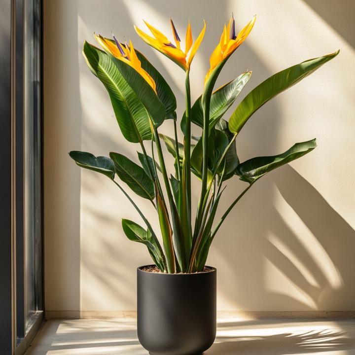 Produktbild Plant in a Box Strelitzia reginea - Paradiesvogelpflanze (70 cm)