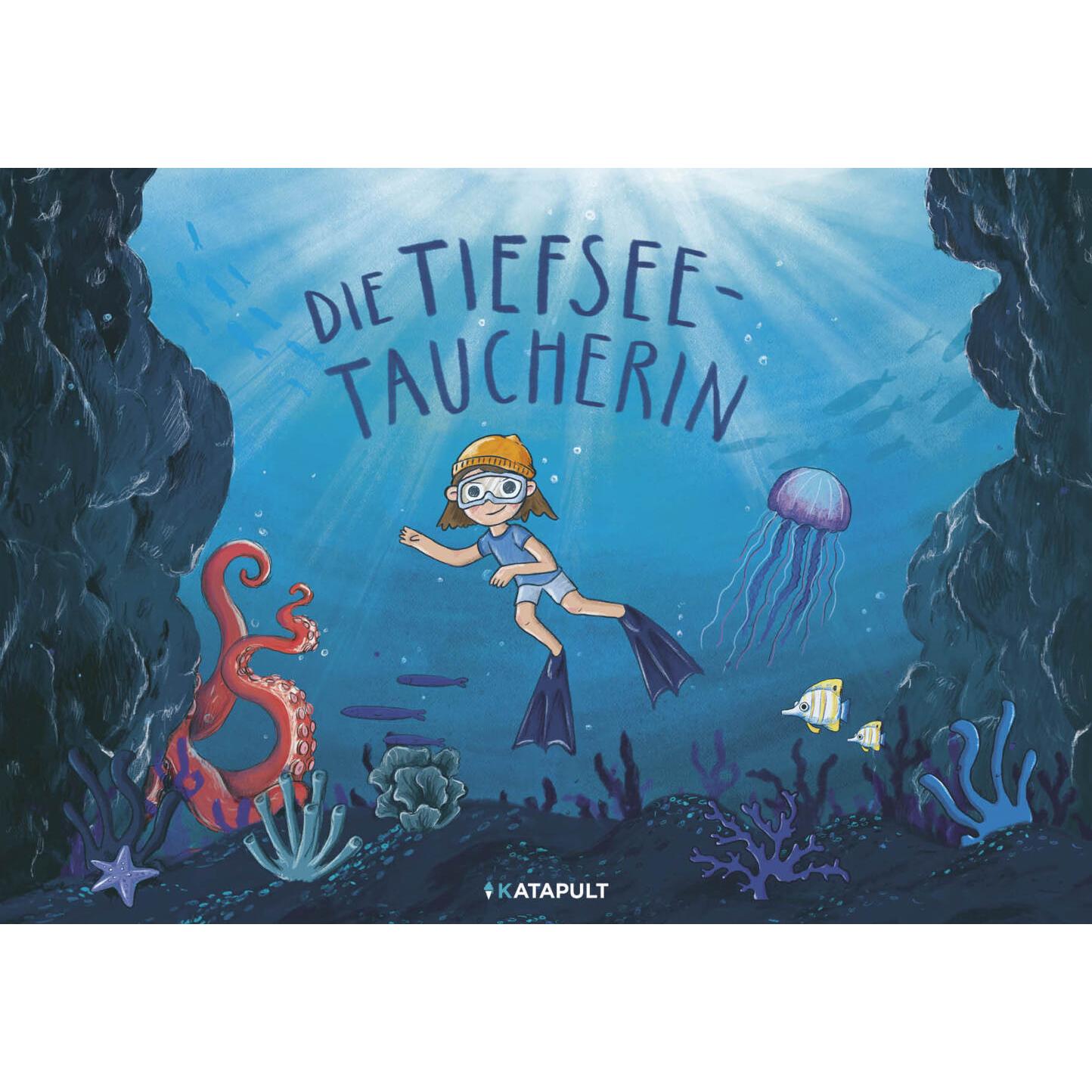 Die Tiefseetaucherin, Kinderbücher von Katapult, KATAPULT Verlag, Iris Ott