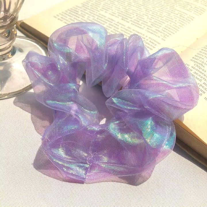 Immagine prodotto Avizar Scrunchie Glänzender Organza Uni Yumei (Elastico per capelli)