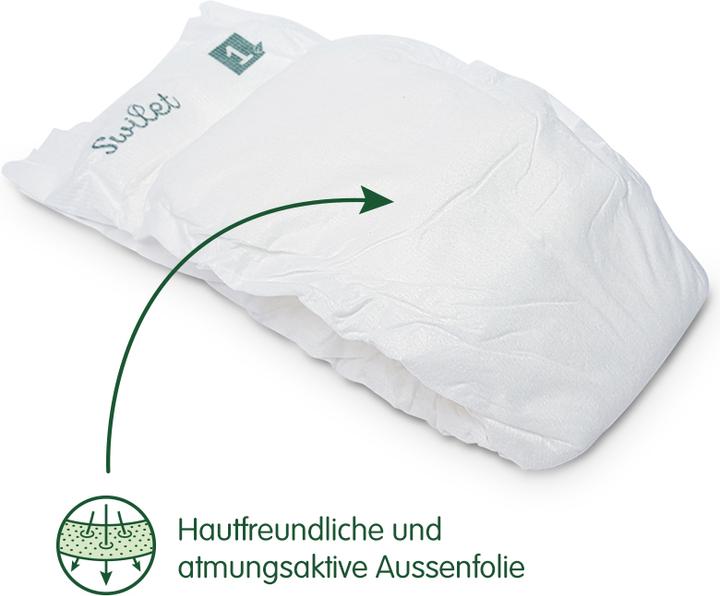 Produktbild Swilet Die Bio-Windel Newborn (Gr. 1, Tragepack, 27 Stück)