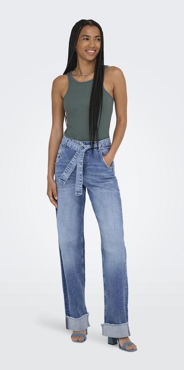 Produktbild Only ONLZADDIE Hohe Taille Weiter Beinschnitt Jeans Jeans mit weitem Bein (30)