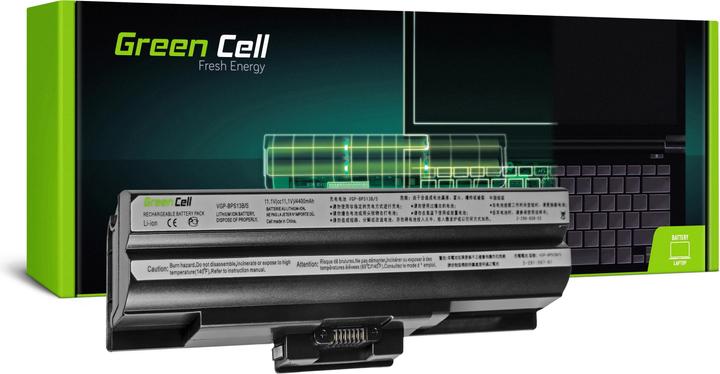 Actual product image GreenCell SY03 - Battery - Sony - VAIO VGN-FW PCG-31311M VGN-FW21E (6 cubicles, 4400 mAh)