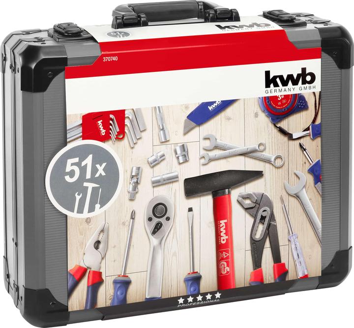 Produktbild kwb Werkzeugkoffer (51 Teile)